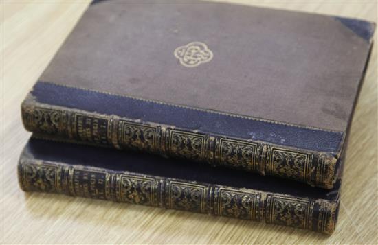 Ayling, Stephen - Photographs from Sketches by Augustus Welby N. Pugin. First edition, 2 vols, mounted